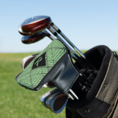SAGE ARGYLE BREI Golf Putterhoes + Initiaal II Golfheadcover (Insitu)