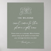 SAGE Audio Gastenboek Trouwbord Poster (Voorkant)