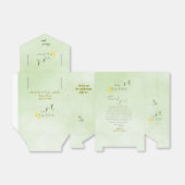 Sage Baby Boy Bliss: Stork Special Delivery Baby Bedankdoosjes (Uitgevouwen)