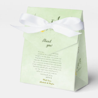 Sage Baby Boy Bliss: Stork Special Delivery Baby Bedankdoosjes