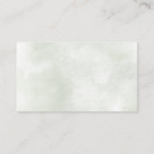 Sage Baby in Bloom Ivoor Baby shower Luier Raffle Informatiekaartje (Achterkant)