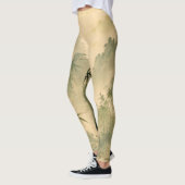 Sage bamboe nevel leggings (Links)