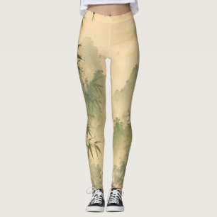 Sage bamboe nevel leggings