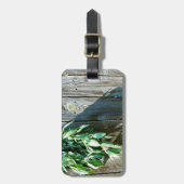 Sage Barn-wood, vers gesneden Bagagelabel (Voorkant verticaal)