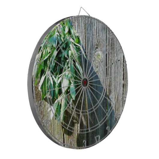 Sage Barn-wood, vers gesneden Dartbord (Voorkant Links)