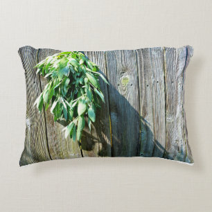 Sage Barn-wood, vers gesneden Decoratief Kussen