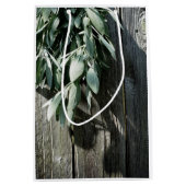 Sage Barn-wood, vers gesneden Medium Cadeauzakje (Voorkant)