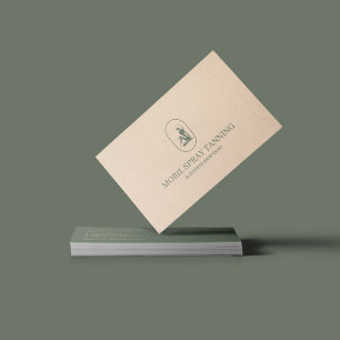 Sage Beige Spray Tanning Beauty Body Skincare Visitekaartje