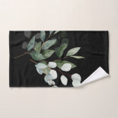 SAGE BLACK EUCALYPTUS BATHROOM TOWEL SET BAD HANDDOEK (Handdoek)