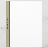 Sage Black & White Recipe Divider | Verzoekers (Achterkant)