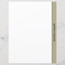 Sage Black & White Recipe Divider | Verzoekers