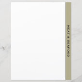 Sage Black & White Recipe Divider | Vlees en zeevr (Voorkant)
