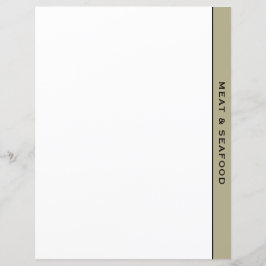 Sage Black & White Recipe Divider | Vlees en zeevr