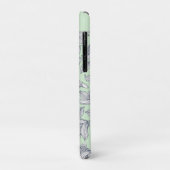 Sage Bloem Monogram iPhone / iPad hoes (Achterkant/links)