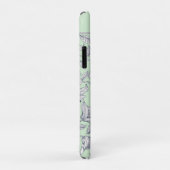Sage Bloem Monogram iPhone / iPad hoes (Achterkant/rechts)