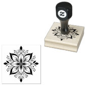 Sage Bloom stempel van rubber (Gestempeld)