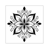 Sage Bloom stempel van rubber (Afrduk)