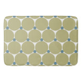 Sage Blue Dot Abstract Badmat (Voorkant)