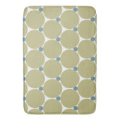 Sage Blue Dot Abstract Badmat (Voorkant Verticaal)