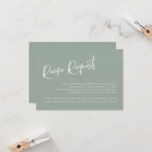 Sage Blue/Green Vrijgezellenfeest Recipe Request K
