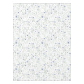 Sage Blue Watercolor Wildflower Tafelkleed (Voorkant)