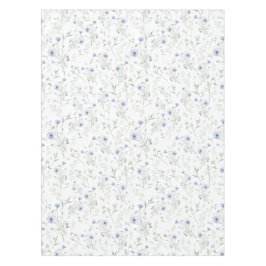Sage Blue Watercolor Wildflower Tafelkleed
