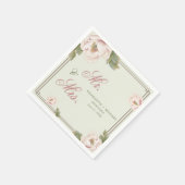 Sage & Blush Peony Floral Wedding Mr en Mrs. Servet (Hoek)