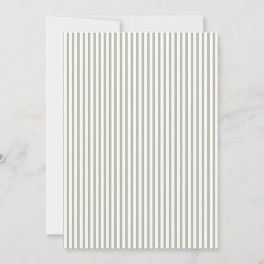 Sage boerderij  Baby shower Kaart (Achterkant)