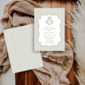 Sage boerderij  Baby shower Kaart