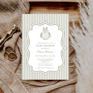 Sage boerderij  Baby shower Kaart