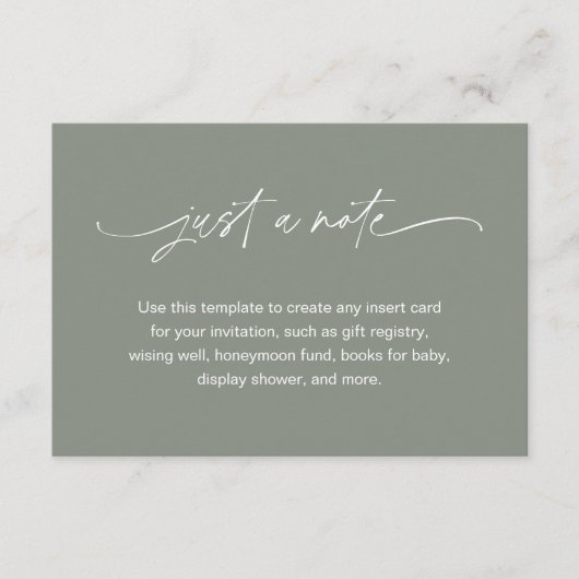 SAGE Bohemian Alleen maar een opmerking van 3,5 x  Informatiekaartje (Voorkant)