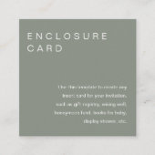 SAGE Bohemian Enclosure Kaart Invoegen (Voorkant)