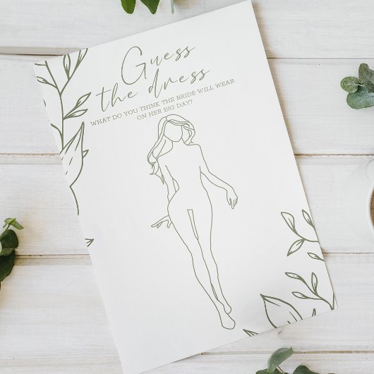 Sage Boho Bloemen Bruidspeel Raad het Bruidsjurk Flyer