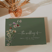 Sage Boho Floral Wedding Gastenboek