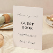 Sage Boho Wedding Guest Book Sign Sjabloon Kaart