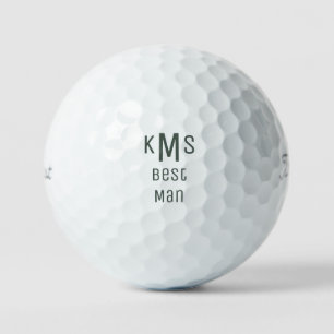 Sage Bold Font Beste Man Monogram Titleist Pro V1 Golfballen