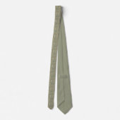 Sage Botanical Tie – Woodland Wedding Attire Stropdas (Achterkant)