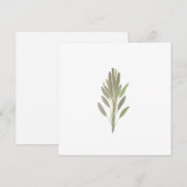 Sage botanische plant greenercard (Voorkant / Achterkant)