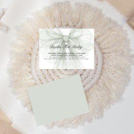 Sage Bow Classic Books For Baby Informatiekaartje