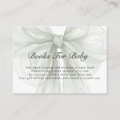 Sage Bow Classic Books For Baby Informatiekaartje (Voorkant)