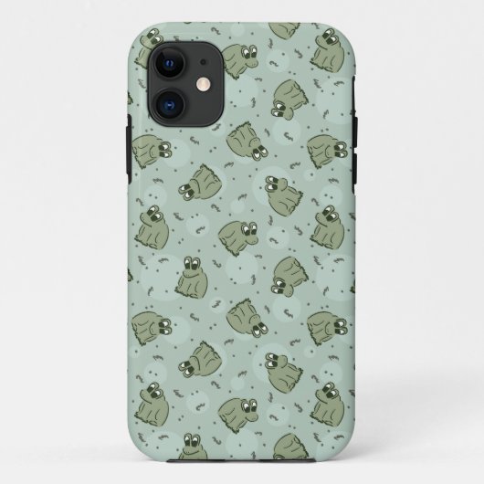 Sage Bubble Frogs - lauriergroen kinder motief. Case-Mate iPhone Case (Achterkant)