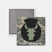 Sage Bull ACU-look ingetogen met camo 2x2 magneet (Voorkant / Achterkant)