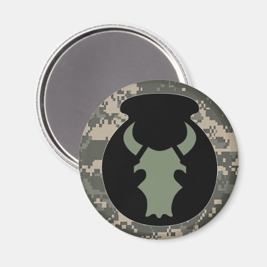 Sage Bull ACU-look ingetogen w / camo cirkel magne Magneet (Voorkant / Achterkant)