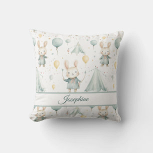 Sage Bunny Droom Gerersonaliseerde Worp Kussen