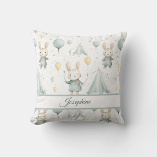 Sage Bunny Droom Gerersonaliseerde Worp Kussen