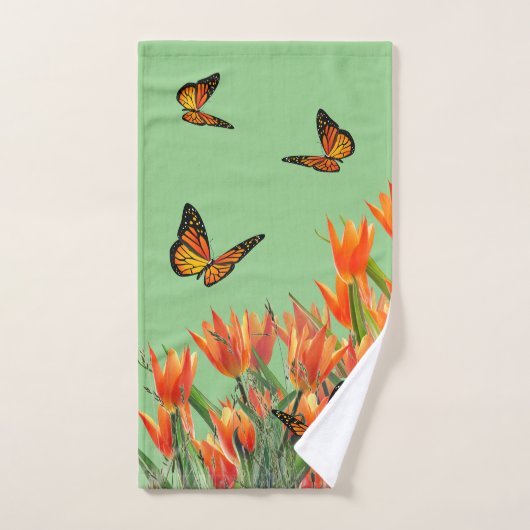 Sage Butterflies Bad Handdoek (Handdoek)