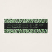 SAGE CABLE KNIT 3x1 Mini Visitekaartje (Achterkant)
