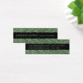 SAGE CABLE KNIT 3x1 Mini Visitekaartje (Bureau)