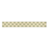 Sage Checkerboard Grosgrain Lint (Voorkant)