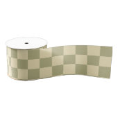 Sage Checkerboard Grosgrain Lint (Spoel)